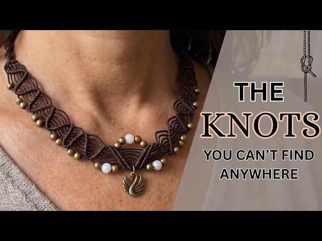 I Found the Rarest Macrame Pattern... and Made This Necklace