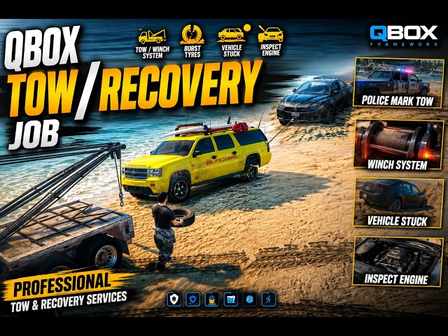 QBOX Advanced Tow/Recovery Job [FiveM]