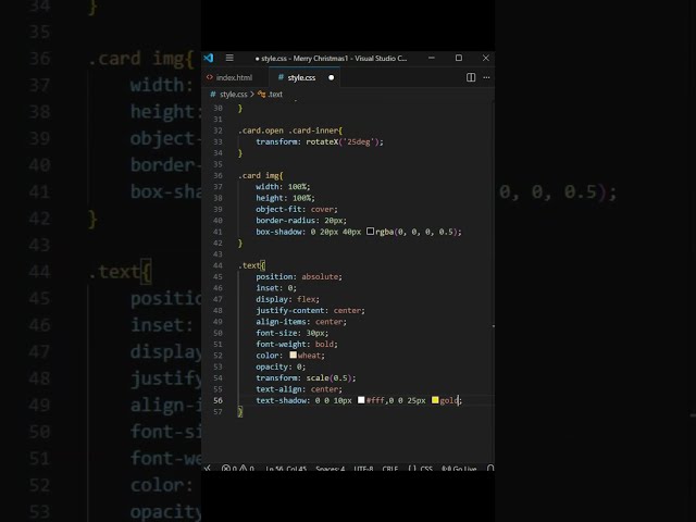 Merry Christmas#christmas #wish #2025 #htmlcssjavascript #coding  #uidesignlearning
