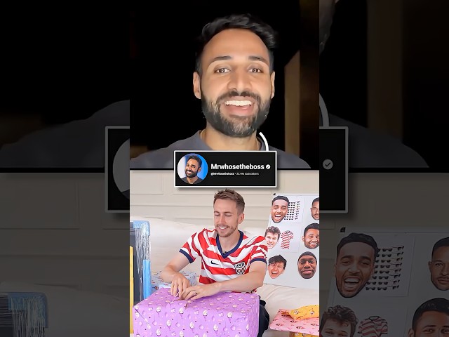 I love MrWhoseTheBoss 🥹🎁
