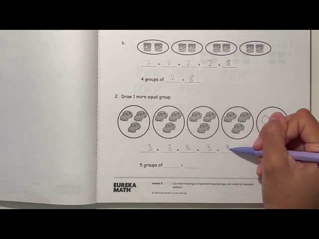 Eureka Math Grade 2 Module 6 Lesson 2 | #mathwithaubrey #homework