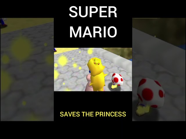Super Mario SavesThe Princess #gaming #gamingshorts #supermario