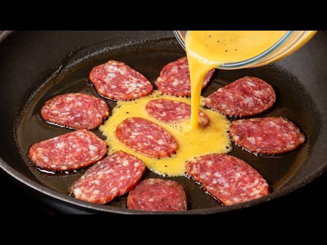 Pour 3 Eggs Over Salami! I Can’t Stop Making This Breakfast