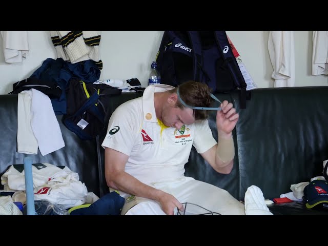 Aussie Cricketers Rage - The Test (swearing, throwing bat)