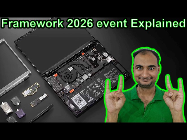 Framework 2026 event  Explained {Computer Wednesday}