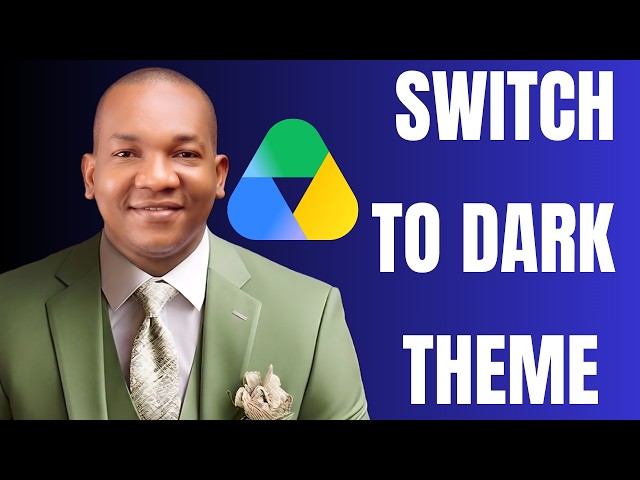 How to Switch to Dark Theme on Google Drive on the Web - New Google Drive Feature