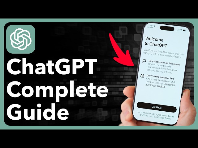 ChatGPT For Beginners - LEARN AI (2026 Complete Guide)