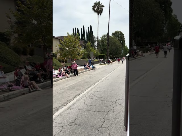 Riding with Sierra Madre fire department E41 for the 2026 Fourth of July parade
