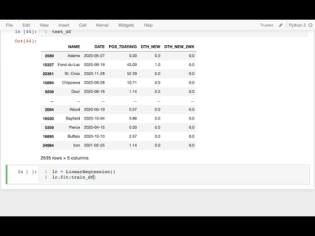 CS 320 Mar29-2021 (Part 3) - Train/Test Split