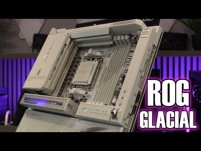 ROG X870E Glacial   Performs well but still disappoints