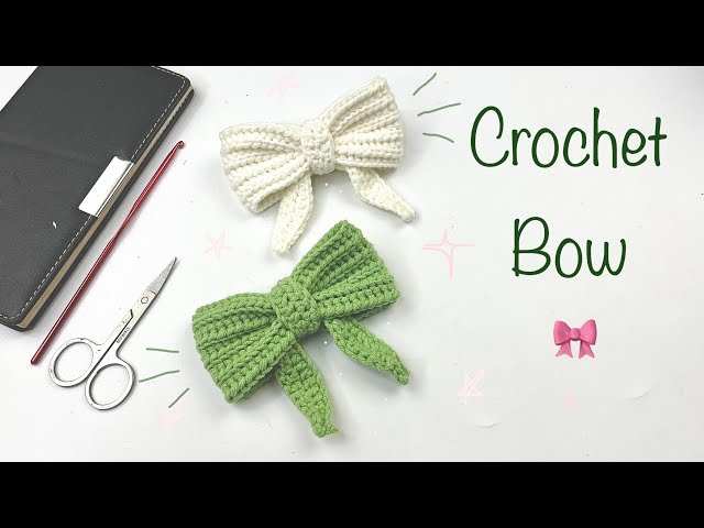 Easy Crochet Cute Bow Tutorial | Crochet Accessories DIY