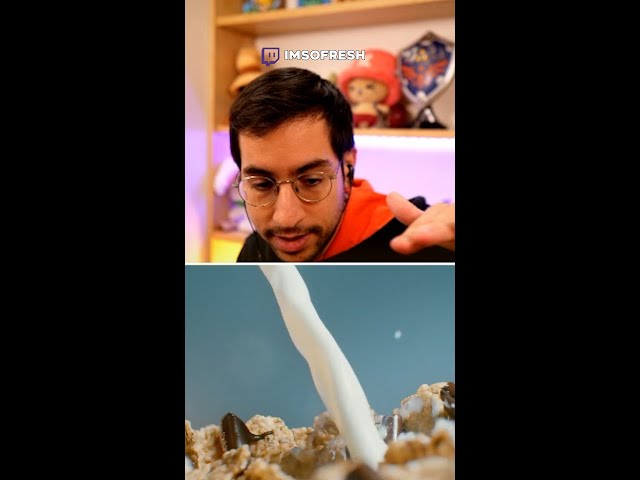 Le lait avant ou après ?