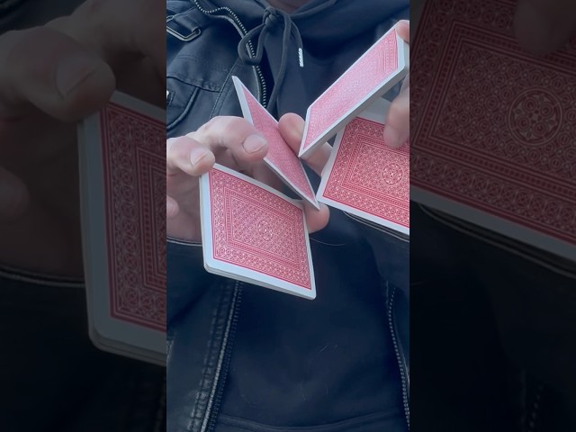 Cardistry two handed cuts #cardcreations #cards #magic