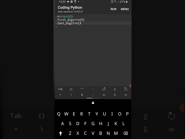print first and last digit number