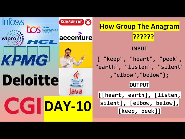 How You Can Group The Anagram Strings Using Java And Java 8 Stream Day-10