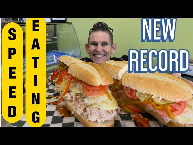 THE SUB HUB’S 24 IN 24 SPEED CHALLENGE | WOMAN VS FOOD