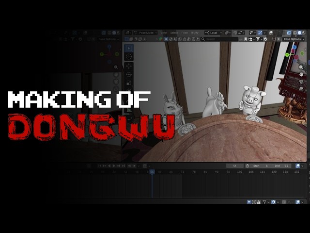 Making of DONGWU | 3D CGI Animated Short Film
