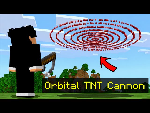 How to make the Orbital Strike Cannon with Commands (Minecraft Bedrock)