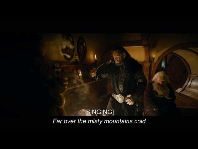 The Hobbit - Misty Mountains - HD - Subs
