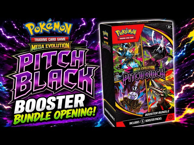 Opening a Pokémon Pitch Black Booster Bundle! 