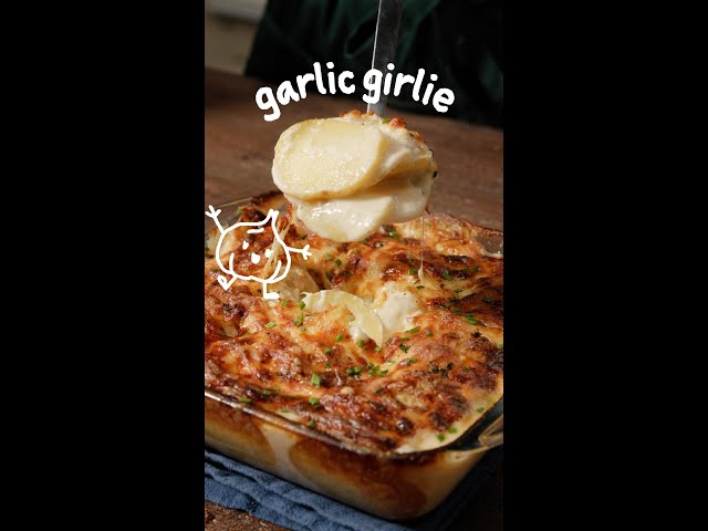 50 Garlic Clove Potatoes Au Gratin