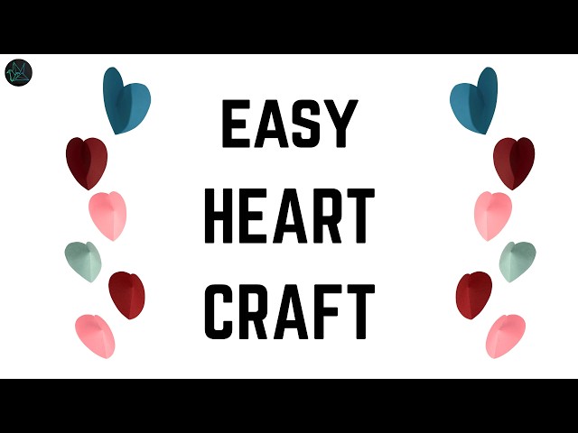 Easy DIY HEART craft |GMRVS ARTS AND CRAFTS| #heartcraft #heart