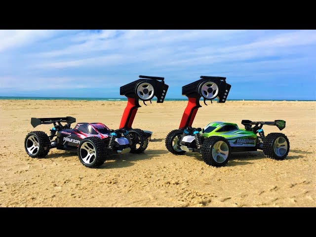 WLToys A959-B vs WLToys A959 Summer Beach Run! High Speed RC Cars In-Depth Comparison Part 2!