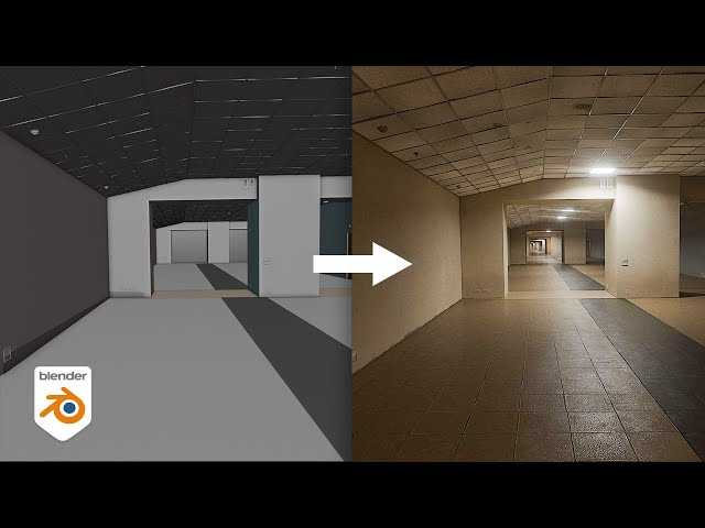 How I Make Realistic Liminal Spaces in Blender