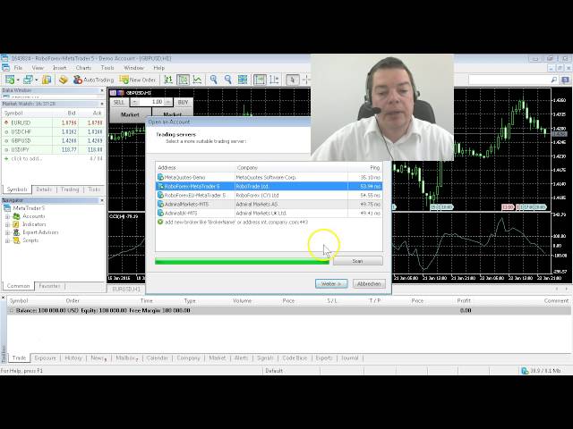 MQL5 Tutorial - 3 Connect Metatrader5 with the broker