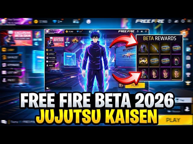 Descargar Free Fire BETA 2026 🔥 JUJUTSU KAISEN | Tutorial ✅