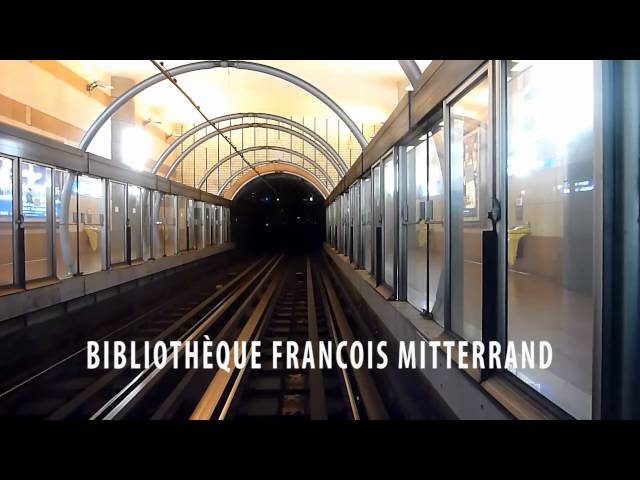 Paris Metro - Line 14 - St Lazare to Olympiades