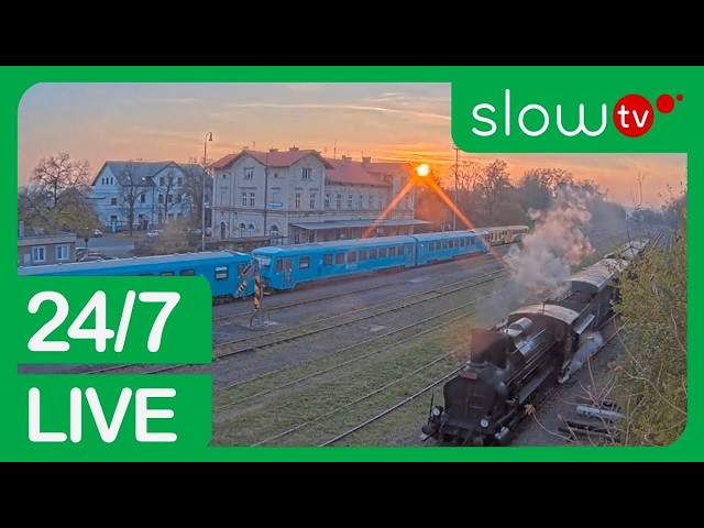 🟢 Premium Livestream: Lužná u Rakovníka Train Station | 24/7 LIVE