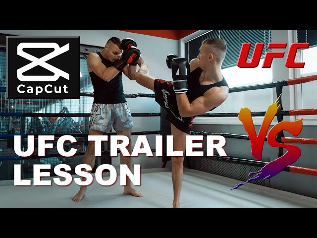 CapCut UFC Fight Trailer Lesson for Beginners!  #Capcut #capcutvideoediting #capcuttutorial #ufc