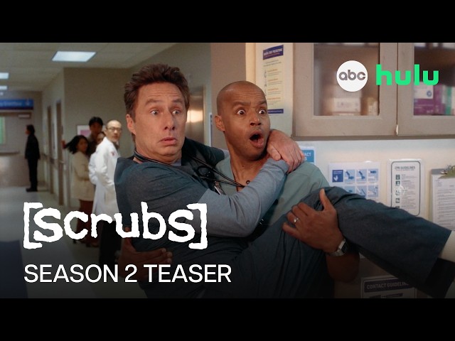 Here’s your first look at the new season of #Scrubs, premiering Sept 30 on ABC.