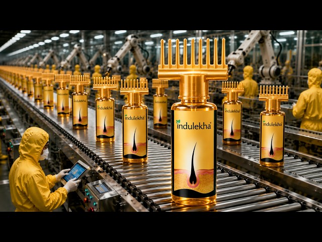 The Making of Indulekha Hair Oil: A Step-by-Step Guide | How It's Produced in the Factory