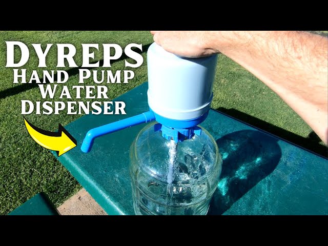 UNLIMITED WATER ACCESS with Dyreps 5 gallon water dispenser hand pump?!