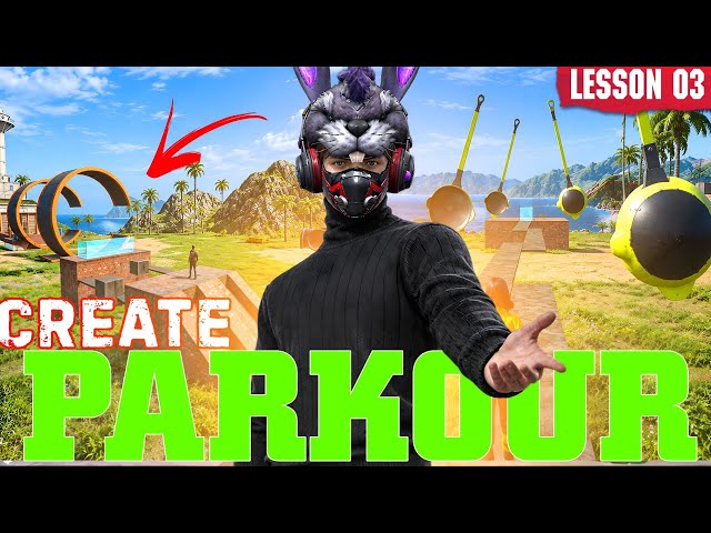 SEEKHO PARKOUR MAP BANANA 🔴| Making Parkour in easy WAY ✅ | Lesson 3 | Noob to Pro series #craftland
