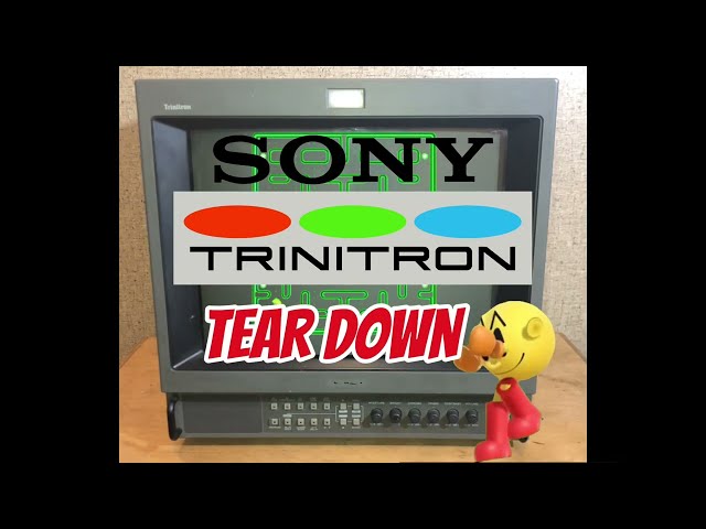 Sony Trinitron PVM Tear Down, Model 1351Q