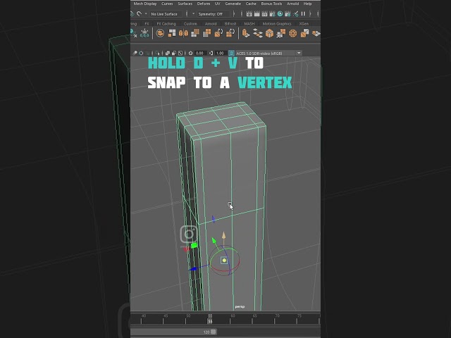 Change Center Pivot in Maya ⚡ | Fix Pivot Fast! #Shorts