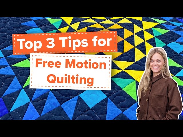 Too Scared to Free Motion Your Quilt? Watch This First.