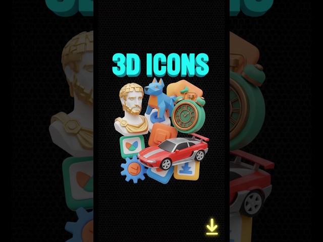 How To Download Free 3D PNG Icons #design