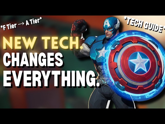 This New CAPTAIN AMERICA TECH Changes Everything... *TECH GUIDE* | Marvel Rivals Season 9.5