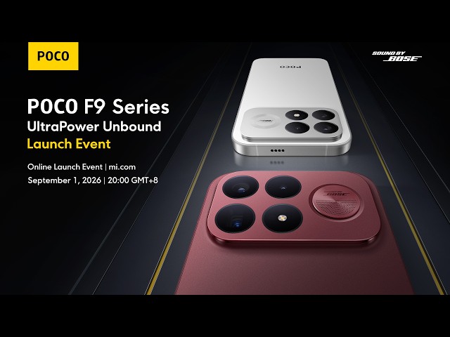 POCO F9 Series Global Launch Event