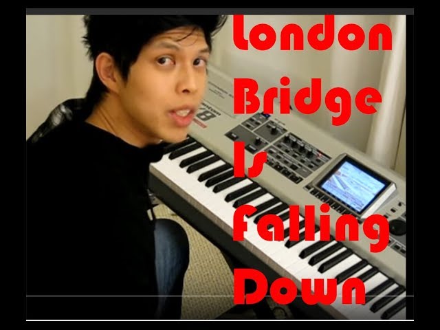 How to play Easy Song on Piano - London Bridge Is Falling Down (Beginner Piano)