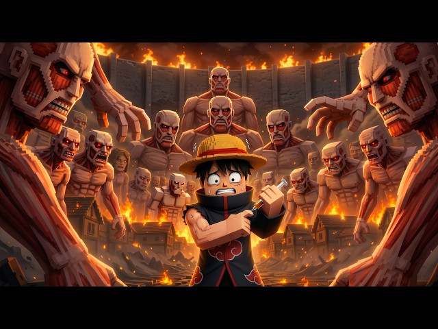 The Only Way To Survive Minecraft Attack On Titan