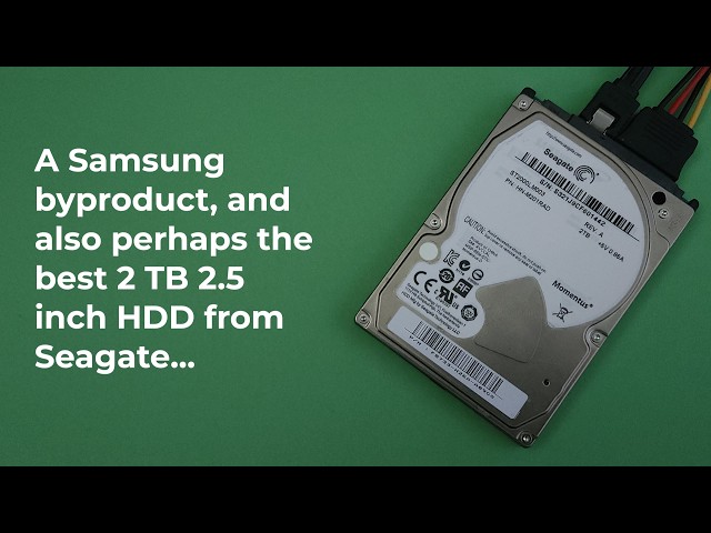 HDD Sounds: Seagate SpinPoint M9T ST2000LM003 (HN-M201RAD)