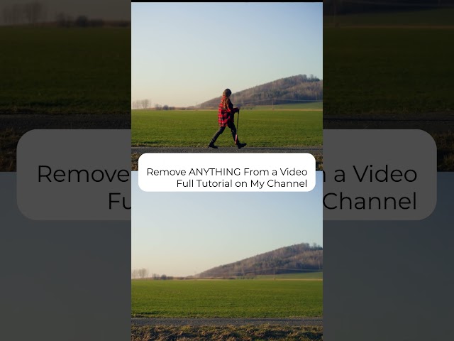 Remove ANYTHING From a Video in After Effects