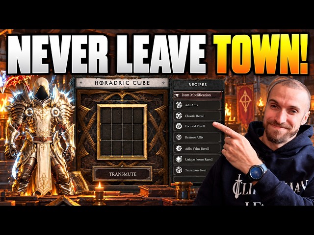Never Leave Town! Craft PERFECT Gear From Scratch in Diablo 4 Season 15!