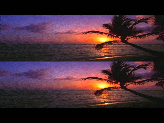 Skydiving with Tropical Brushstrokes - 3D trailer