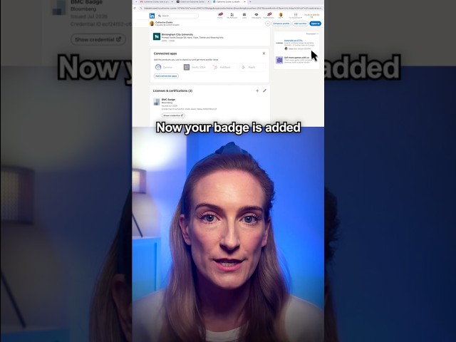 How to Add a Badge to LinkedIn! #certifier #digitalbadge #linkedin